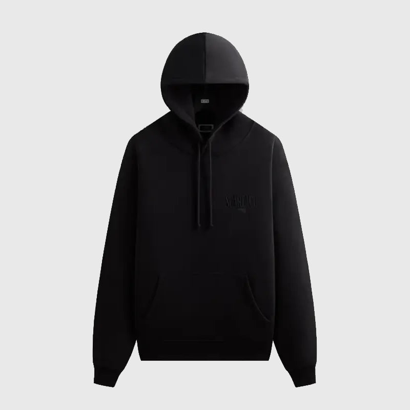 Kith x Scarface Tony Nelson Hoodie Hoodie unisex detail view 3 | Dash Racegear — Tony Nelson hoodie by Kith x Scarface in black fleece with cinematic front print