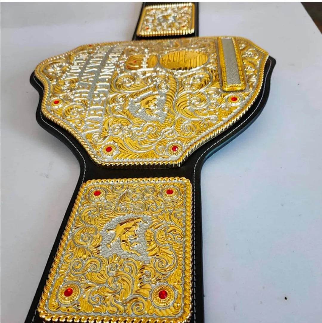 Big Gold World Die Cast Dual Plated Heavyweight Championship Belt - 10 | Dash Racegear