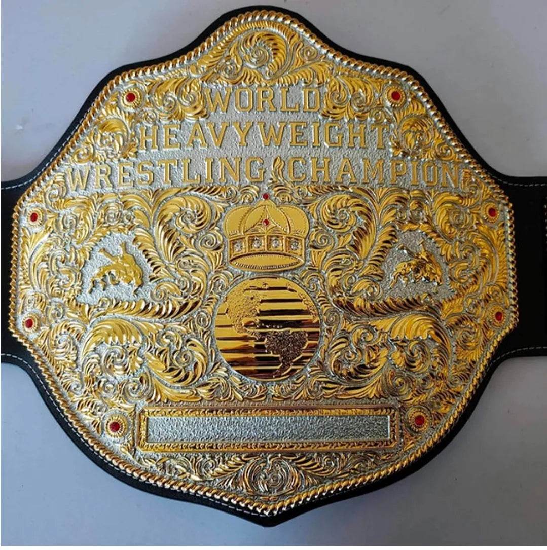 Big Gold World Die Cast Dual Plated Heavyweight Championship Belt - 6 | Dash Racegear