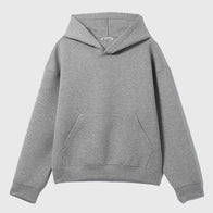 Weekday Scuba Hoodie Hoodie unisex detail view 2 | Dash Racegear — Weekday oversized fleece hoodie in grey for cozy everyday wear