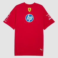 Scuderia Ferrari Men’s Drivers Tee Fashion Apparel unisex detail view 4 | Dash Racegear — Back View of Ferrari Drivers Tee – Oversized Silhouette and Branding
