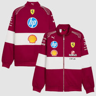 Scuderia Ferrari 2025 Team Racing Jacket Jacket unisex front product view | Dash Racegear — Scuderia Ferrari F1 Racing Jacket – 2025 Team Collection Piece