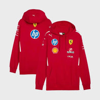 Scuderia Ferrari HP 2025 Team Hoodie Hoodie unisex front product view | Dash Racegear — Scuderia Ferrari HP 2025 Hoodie – Race-Ready Style for True Fans