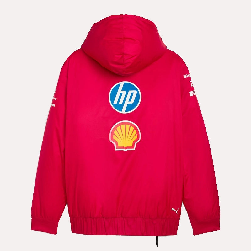 Scuderia Ferrari 2025 Team Reversible Jacket Jacket unisex detail view 3 | Dash Racegear — Ferrari Formula 1 2025 Team Jacket – Dual-Style Reversible Design