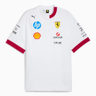 Scuderia Ferrari Men’s Drivers Tee Fashion Apparel unisex front product view | Dash Racegear — Ferrari Drivers Tee with Puma Branding – Celebrating 20 Years of Partnership