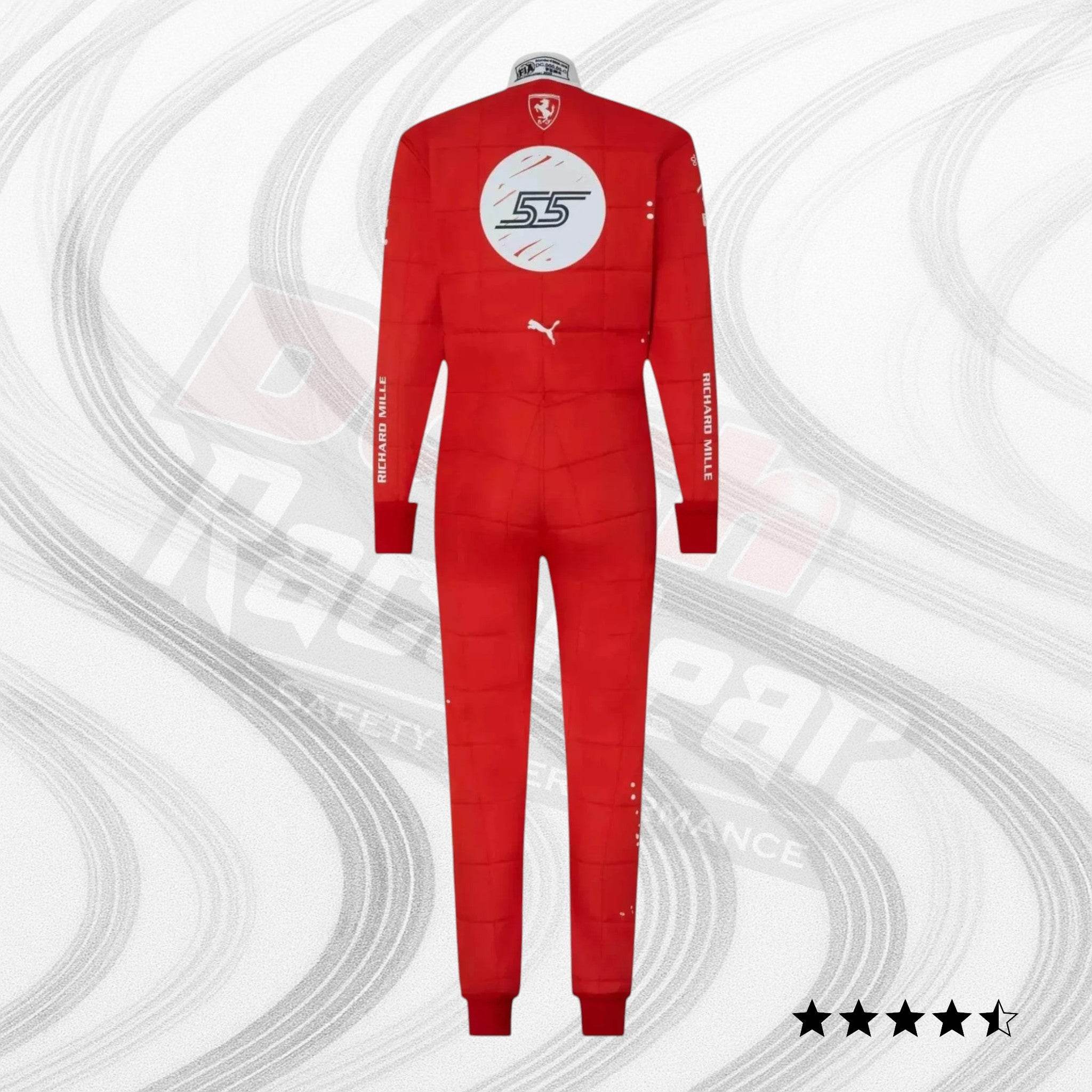Scuderia Ferrari Race Suit Charles Leclerc & Carlos Sainz Jr - 2023 Las Vegas GP special edition DASH RACEGAER