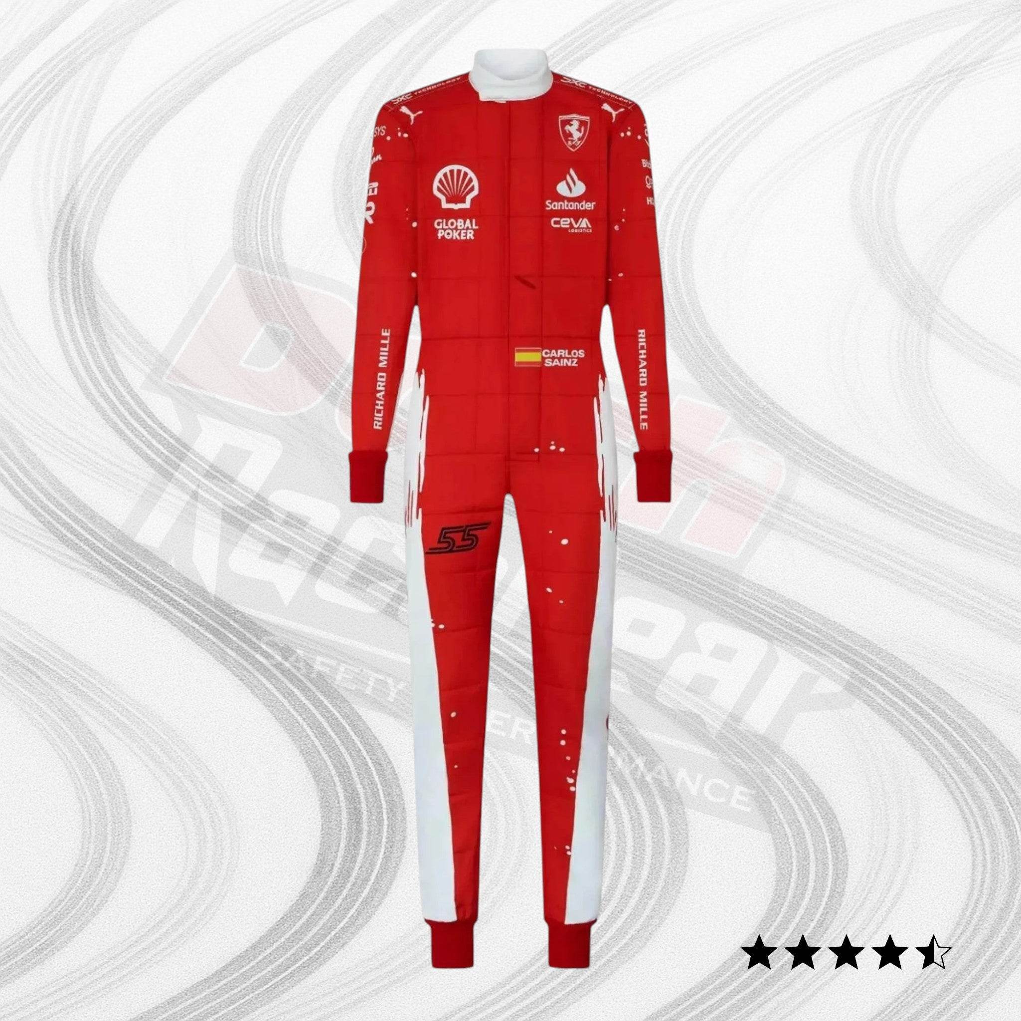 Scuderia Ferrari Race Suit Charles Leclerc & Carlos Sainz Jr - 2023 Las Vegas GP special edition DASH RACEGAER