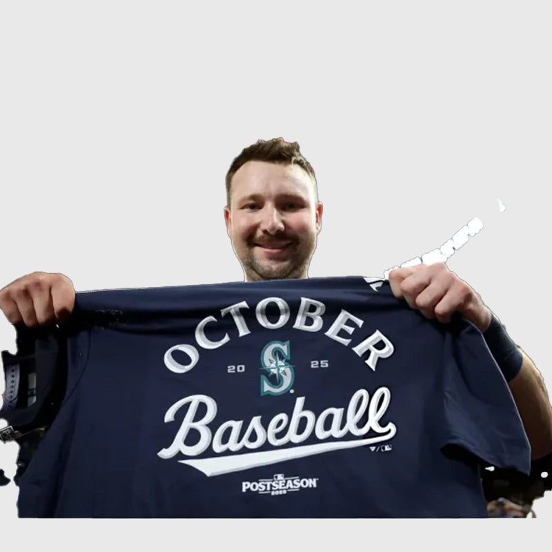 Seattle Mariners October Baseball Shirt Shirt unisex detail view 4 | Dash Racegear — Seattle Mariners October Baseball 2025 playoff t-shirt