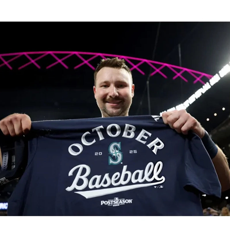 Seattle Mariners October Baseball Shirt Shirt unisex detail view 3 | Dash Racegear — Mariners October Baseball postseason fan apparel shirt