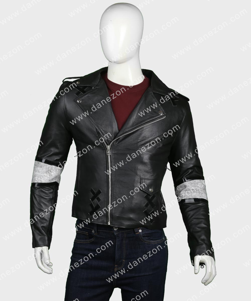Julian Casablancas Shark Jacket Jacket unisex front product view | Dash Racegear — Daft Punk Instant Crush Jacket