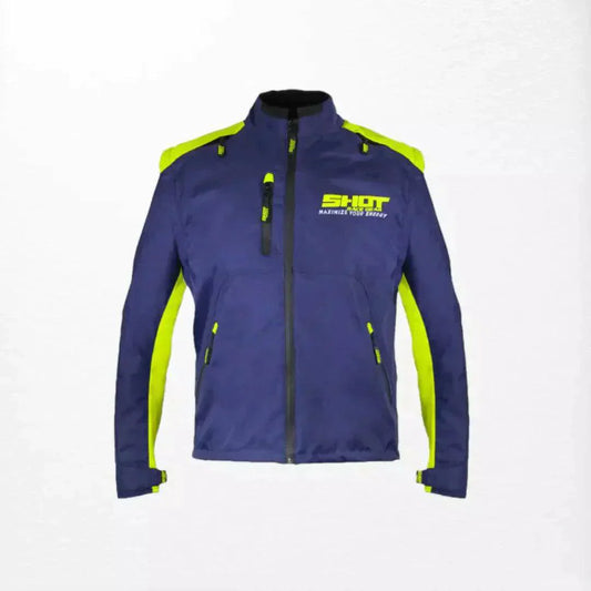 Shot Contact Enduro Jacket Blue-Neon Yellow | Dash Racegear