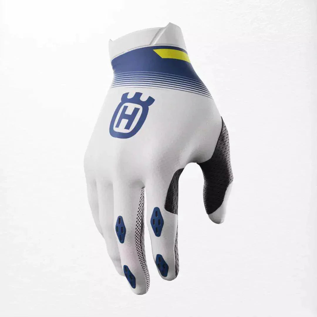 Shot Husqvarna Limited Edition 2023 MX Gloves Blue DASH RACEGEAR