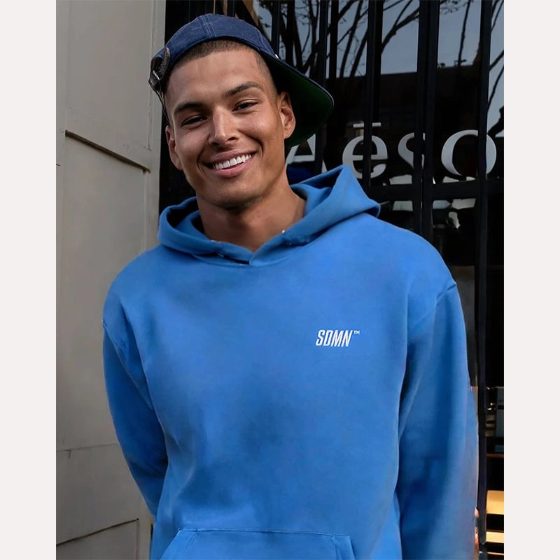 Sidemen x W2S Blue Hoodie Hoodie unisex detail view 3 | Dash Racegear — Limited Edition Hoodie – W2S x Sidemen Blue Vibe