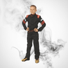 Simpson Legend II Youth Racing Suit - KIDS - XXL 14 - 16 - RED - Black