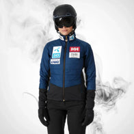 Ski Insulation Jacket Helly Hansen World Cup Insulator Jacket Ocean NSF - 2023/24 | Dash Racegear