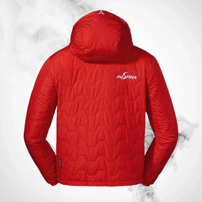 Ski Insulation Jacket SCHOFFEL Vntlft Hoody Adamont 3 K RT Junior Red - 2021/22 | Dash Racegear