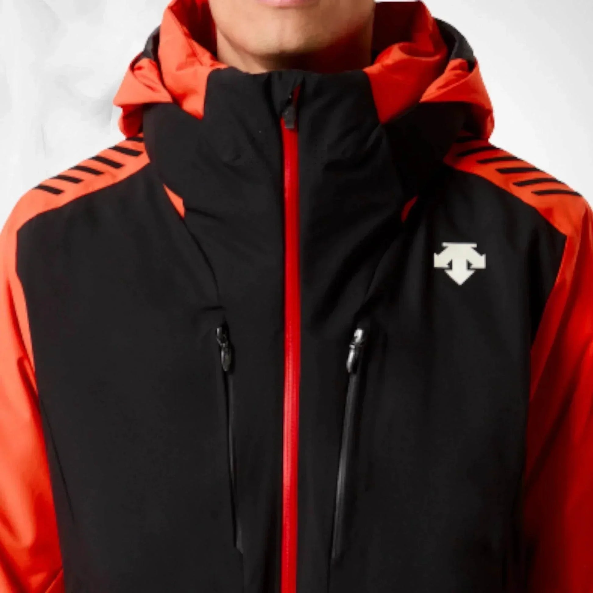 Ski Jacket Descente Nigel Orange/Black- 2023/24 | Dash Racegear