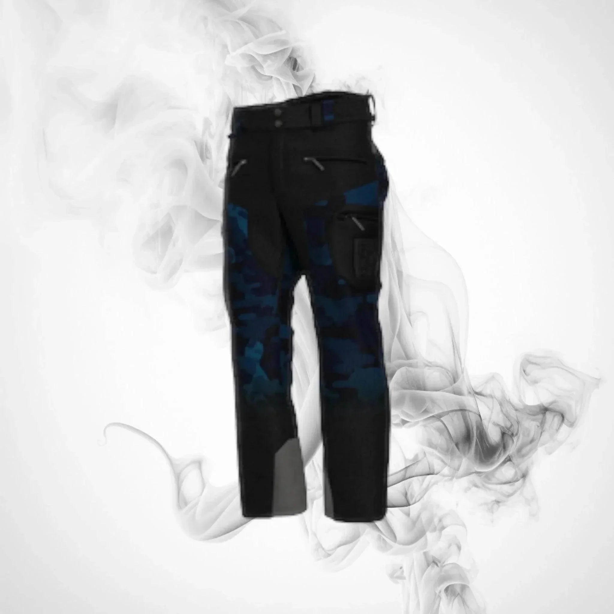 Ski Pants ENERGIAPURA Velvet Grong Printed - XL - Camouflage/Blue