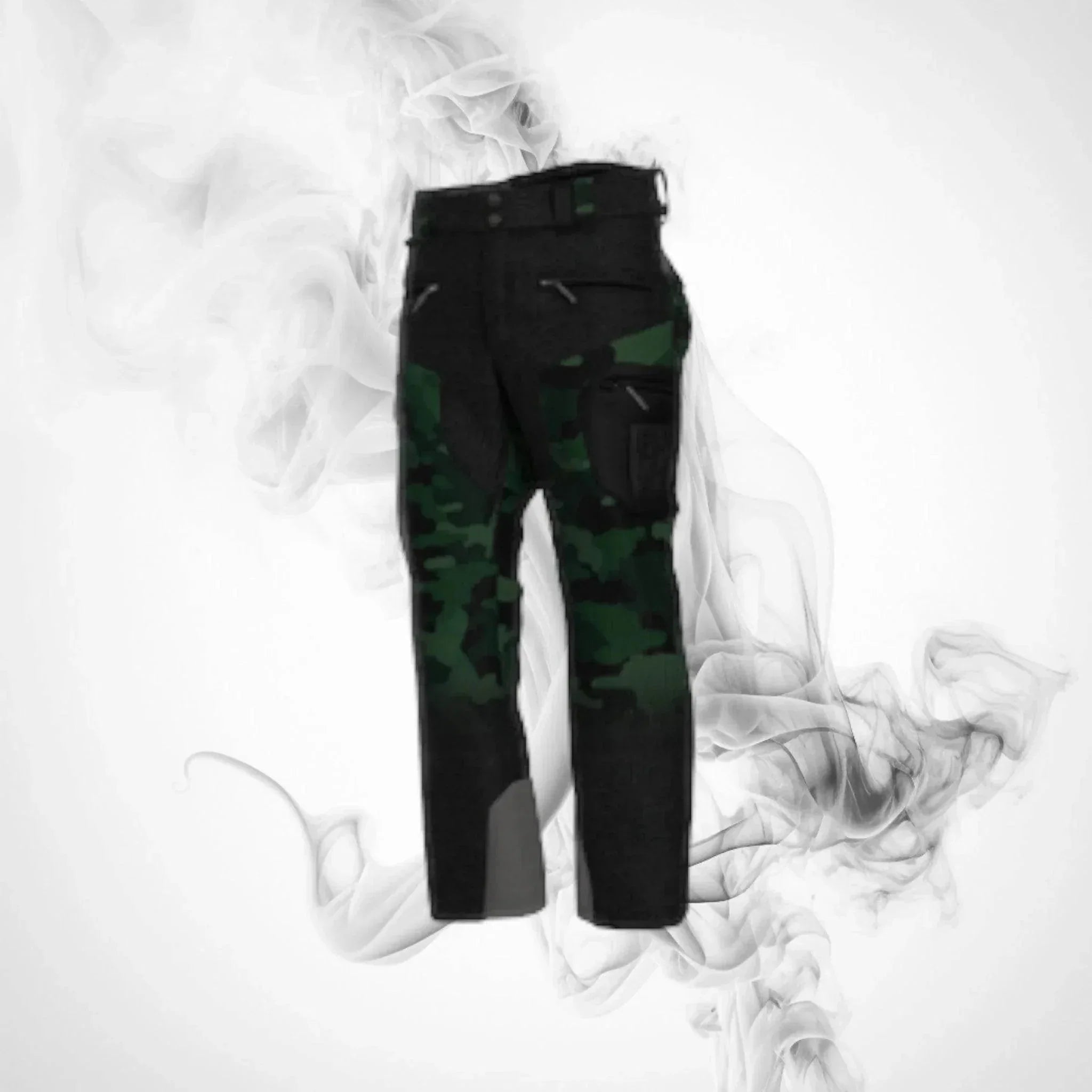 Ski Pants ENERGIAPURA Velvet Grong Printed - XL - Camouflage/Green