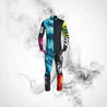 Ski Race Suit ENERGIAPURA Junior padded - rozm. 14 - Fluid Multicolor