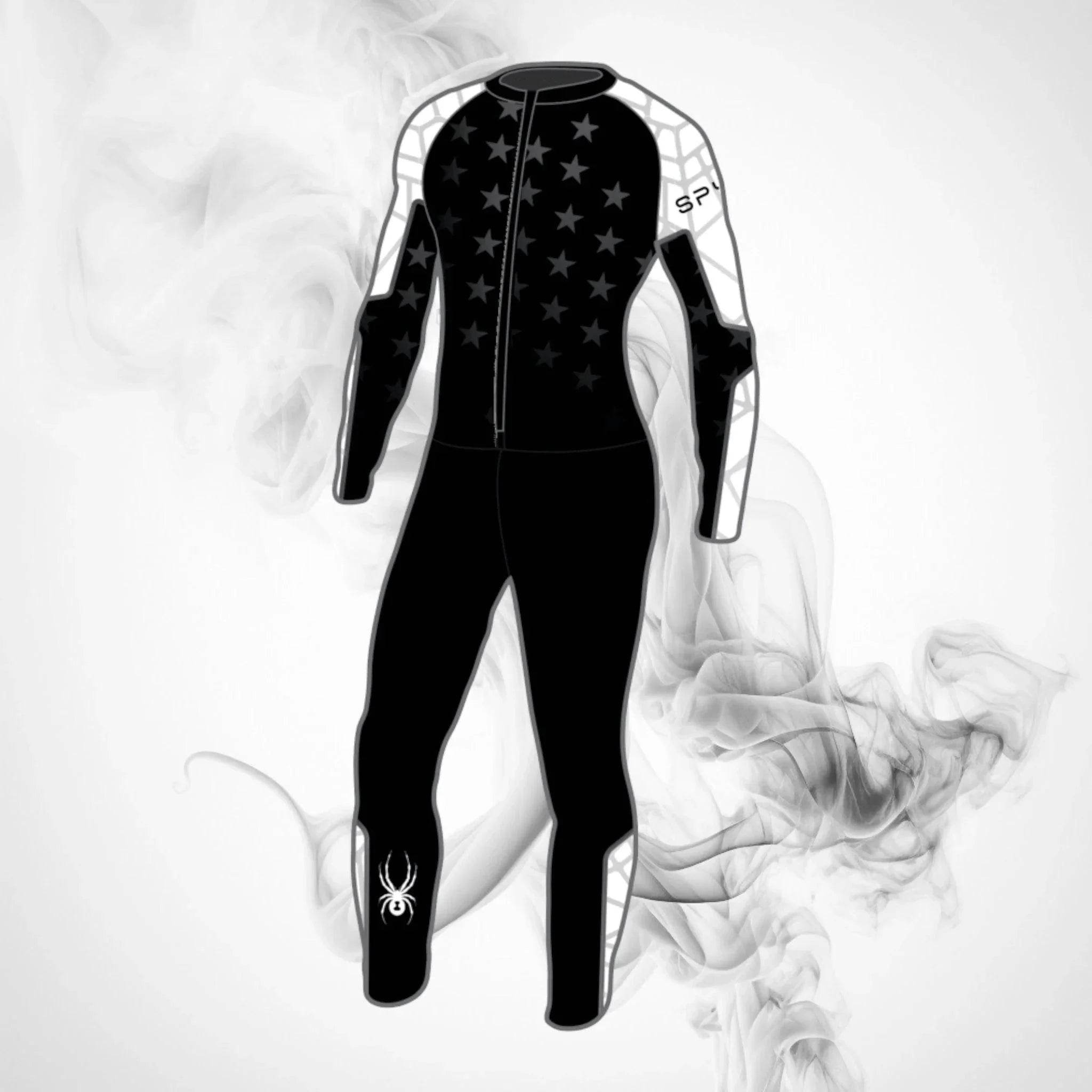 Ski Spyder Nine Ninety Race Suit Black - Dash Racegear Store