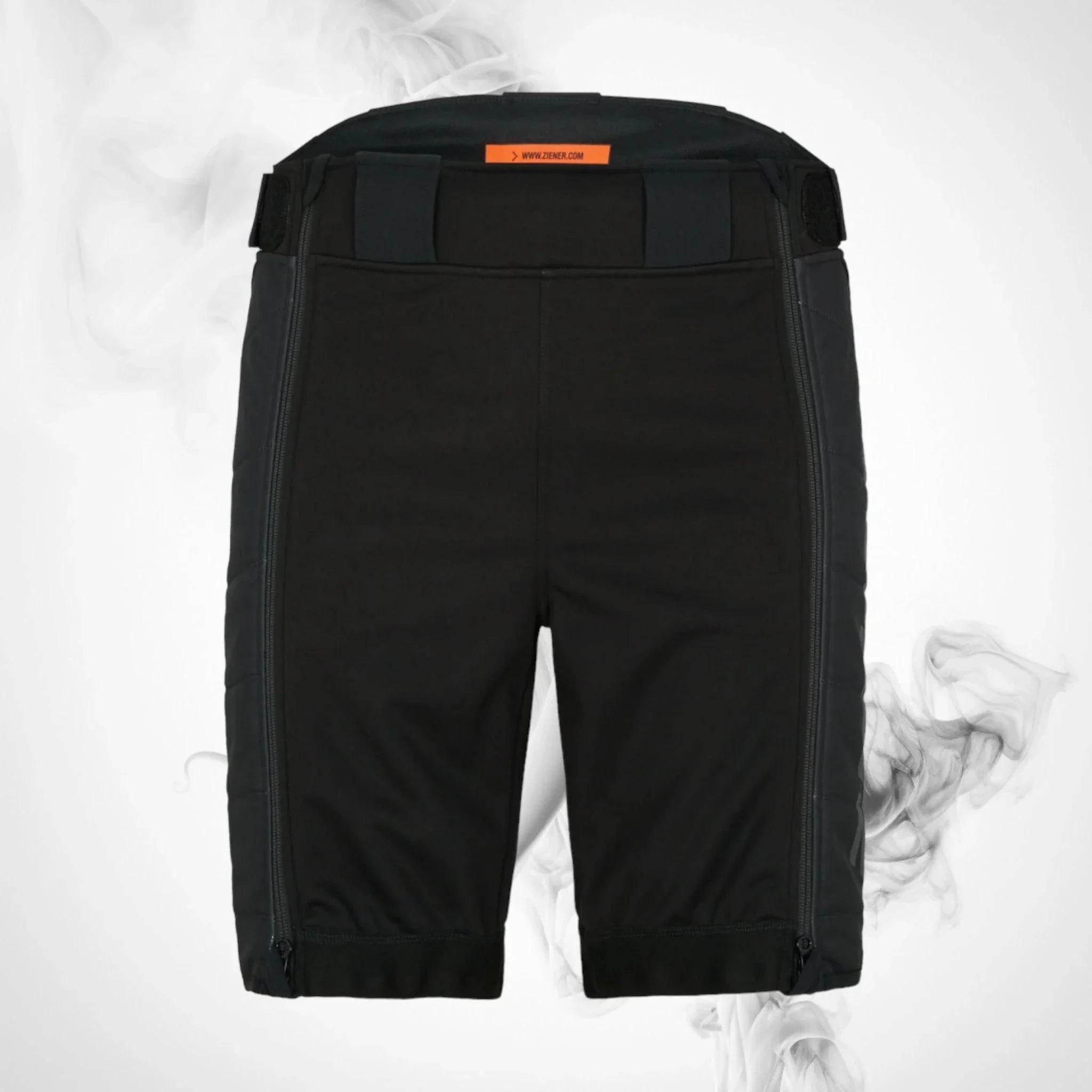 Ski ZIENER RCE Softshell Shorts Junior Black - Dash Racegear Store