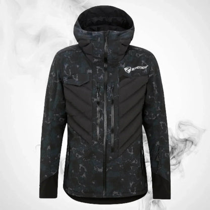 Ski Ziener RCE Coach Jacket Man Black Foggy Print | Dash Racegear