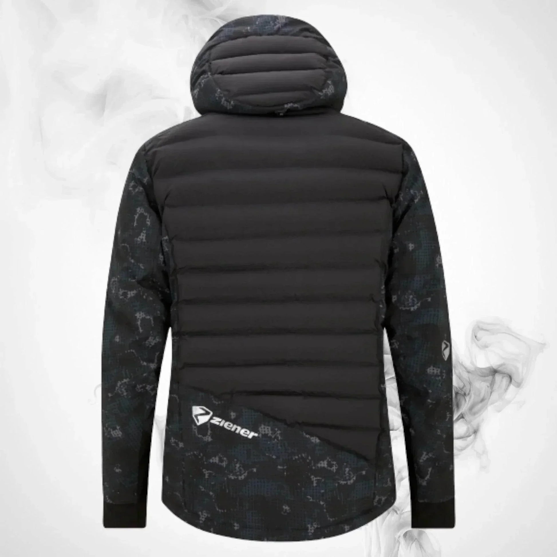 Ski Ziener RCE Coach Jacket Man Black Foggy Print | Dash Racegear