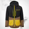 Ski jacket Ziener Trivor Man Padded Black Mustard - Dash Racegear Store