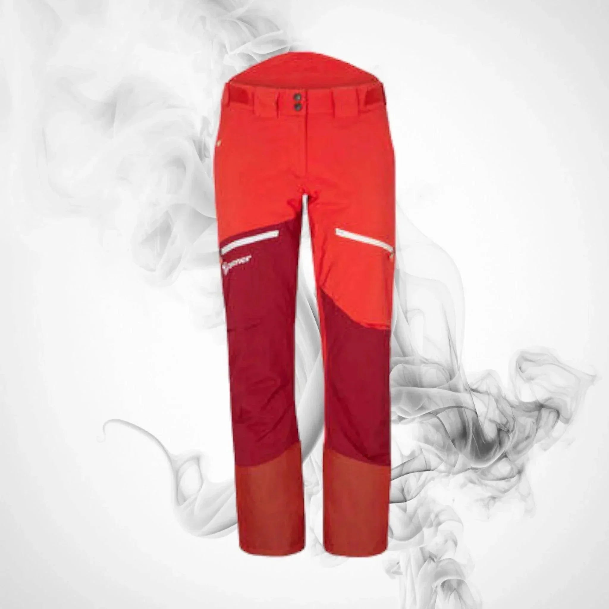 Ski pants ZIENER Temmo Full - Zip Lady Red - 40