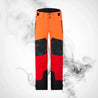 Ski pants Ziener Tewes Full - Zip Man - 56 - Red Orange Pop