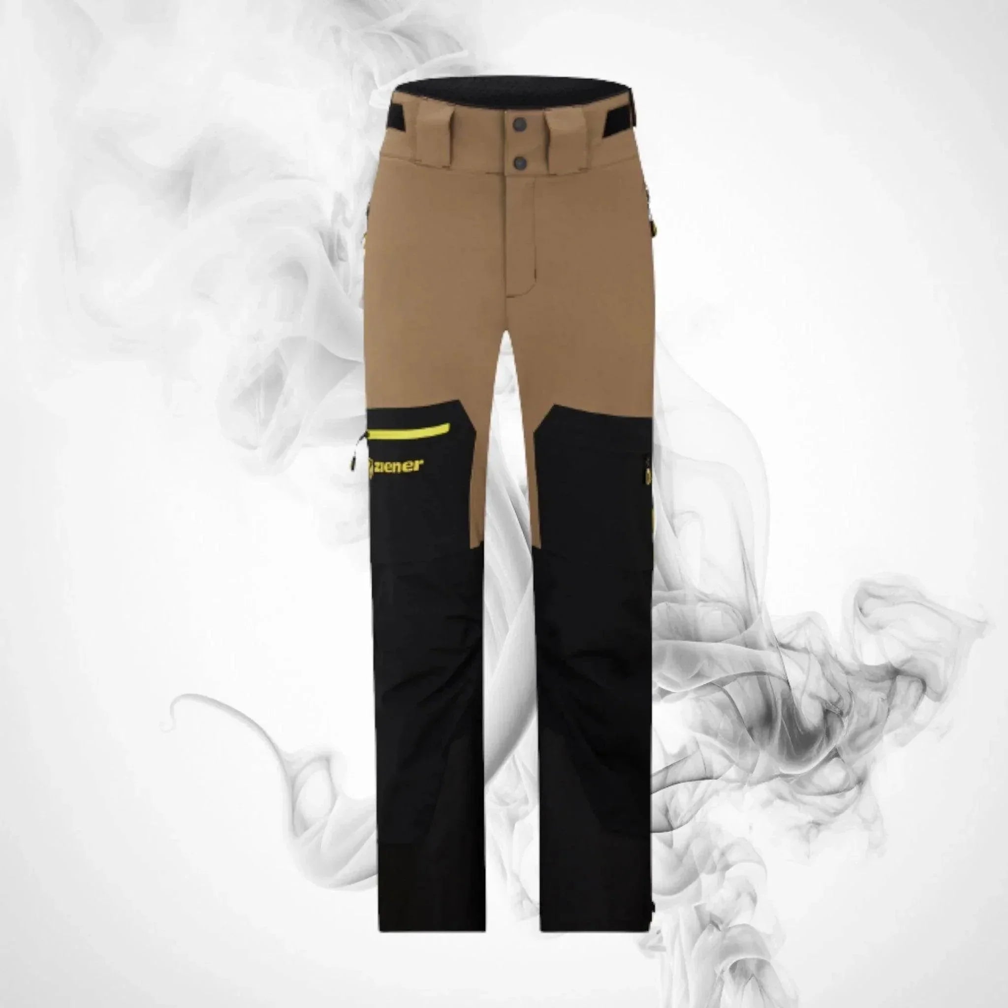 Ski pants Ziener Tewes Full - Zip Man - 56 - Black Mustard