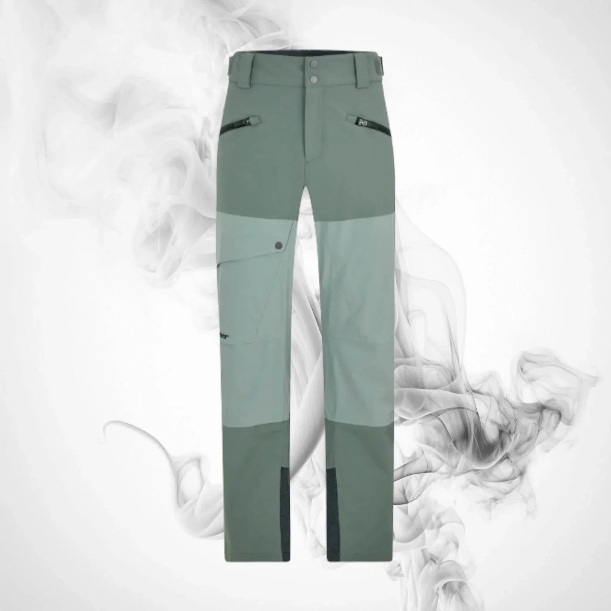 Ski pants Ziener Tiffin Man Green Mud - 56