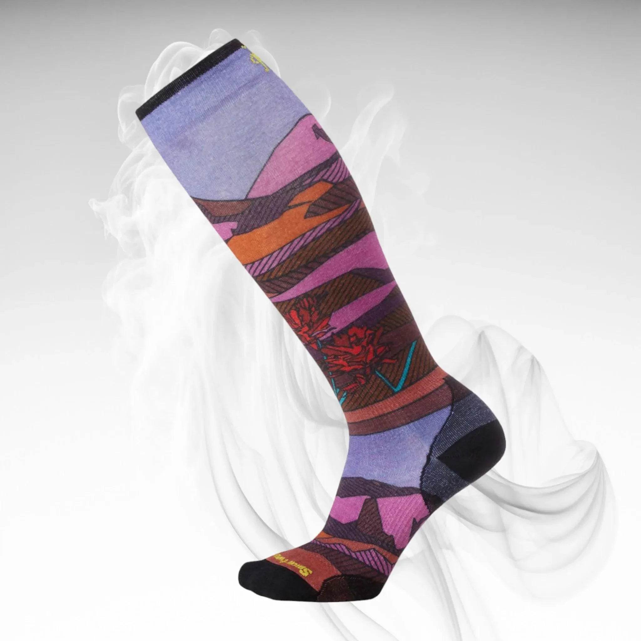 Smartwool Women's Zero Cushion Floral Field Sock - Dash Racegear Store