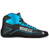 Sparco K - Pole Kart Boots - Euro 34 - Black / light Blue