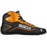 Sparco K - Pole Kart Boots - Euro 34 - Black / Fluro Orange