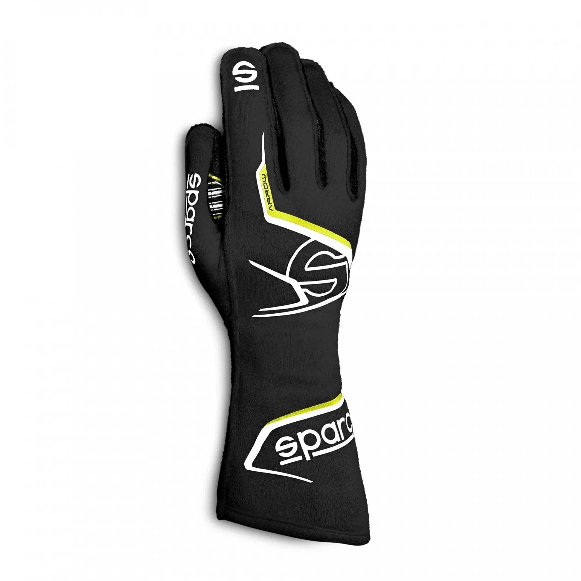 Sparco Arrow - K Kart Gloves - BLACK/WHITE - XX - Large
