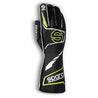Sparco Futura Race Gloves - Black / Fluro Yellow - XXLarge