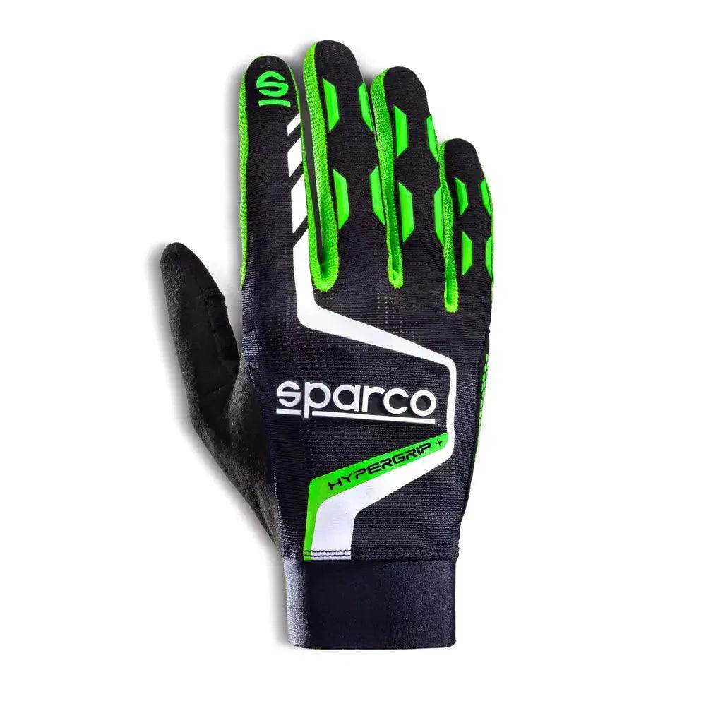 Sparco Hypergrip + Gaming Gloves - Green, XXLarge | DASH RACEGEAR