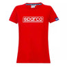 Sparco Lady Frame T - Shirt 2023 New desinged - Red - XXLarge