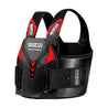 Sparco Pro Carbon Rib Protector - Large - Red