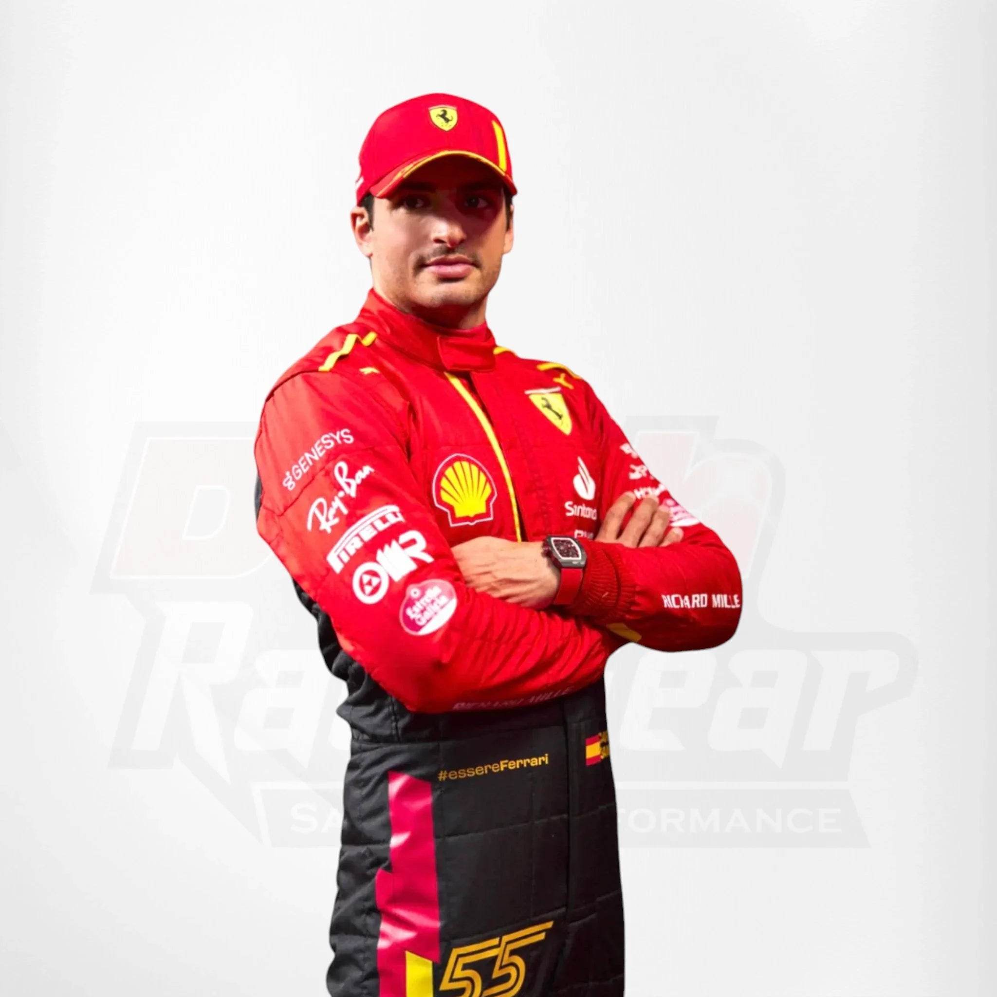Special Ferrari Race Suit Carlos Sainz 2023 F1 Spain GP - Dash Racegear Store