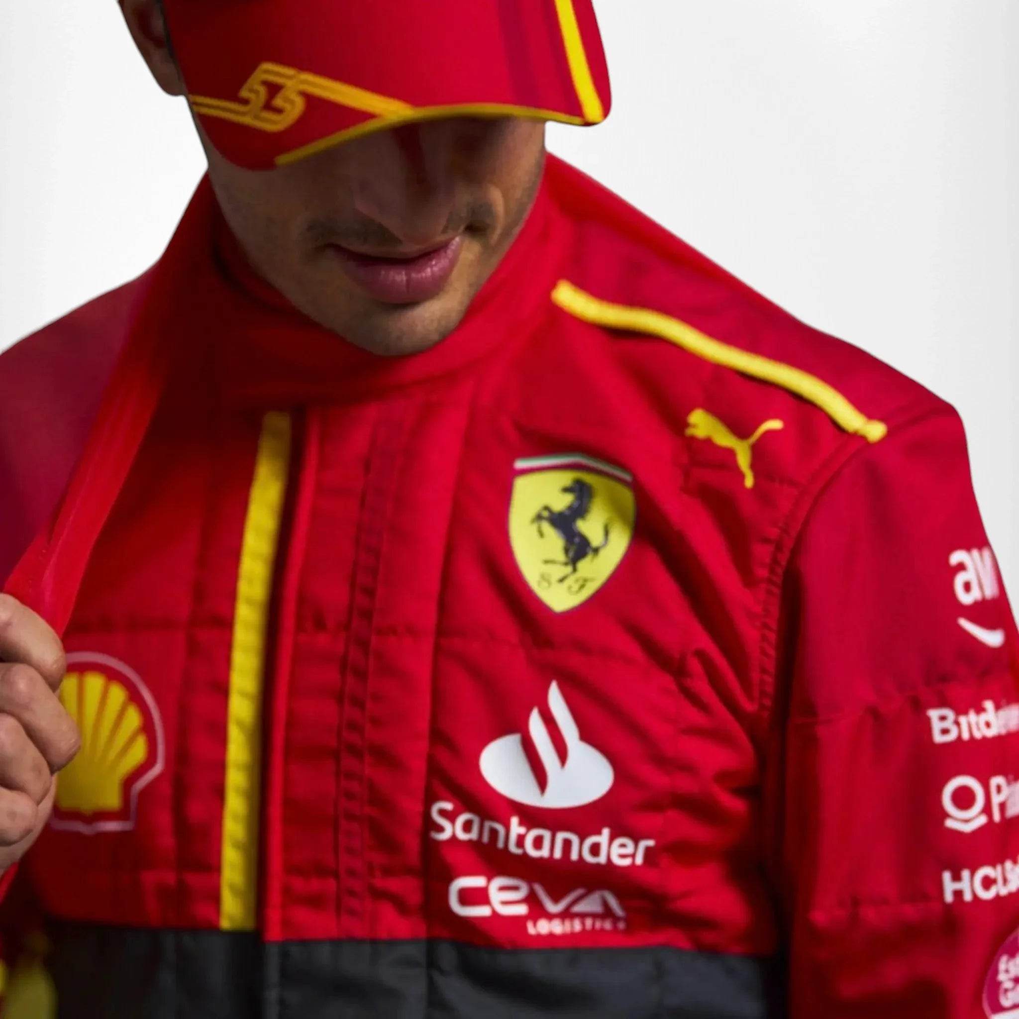 Special Ferrari Race Suit Carlos Sainz 2023 F1 Spain GP - Dash Racegear Store