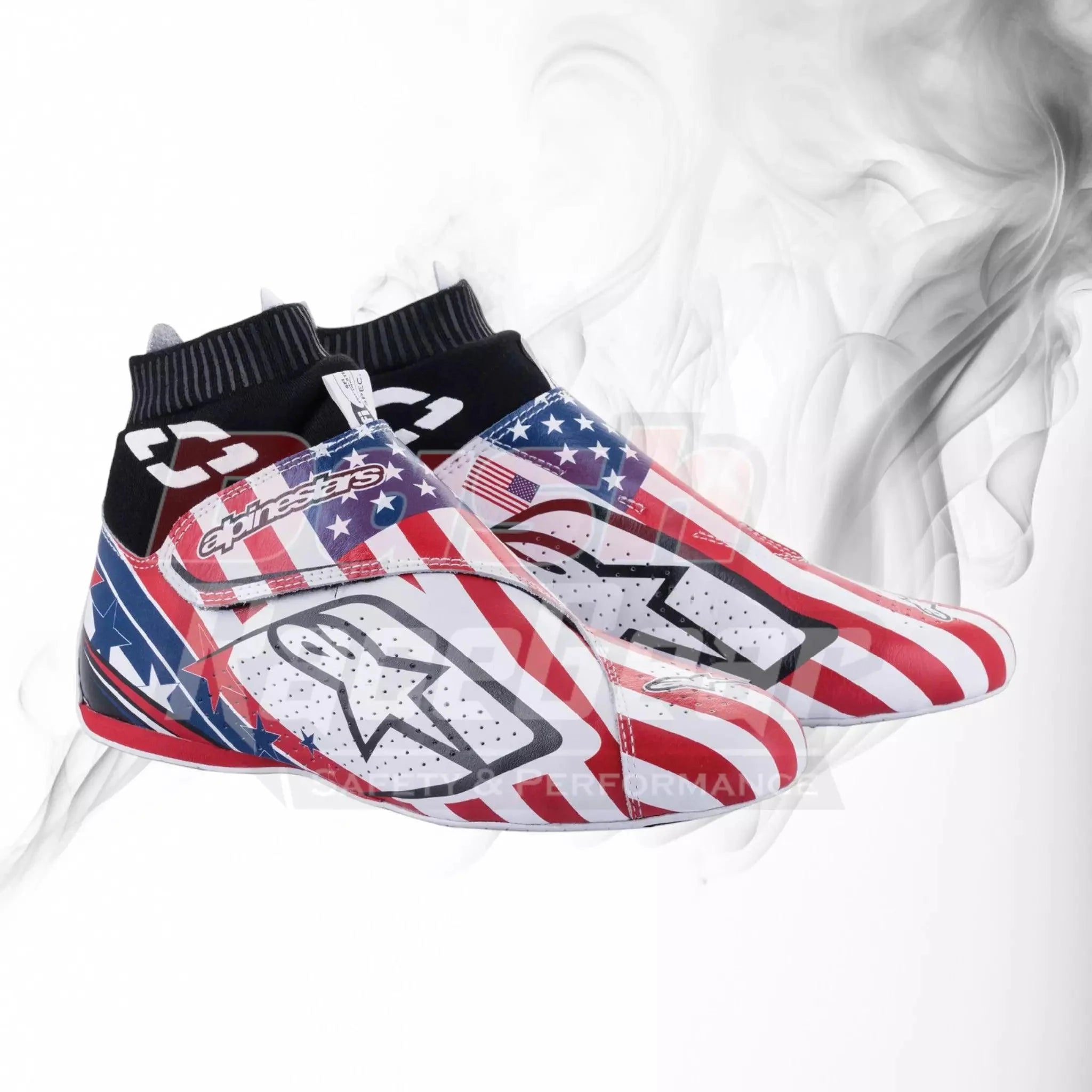 Special boots for Kevin Magnussen Haas F1 Team | United States GP | - Dash Racegear 