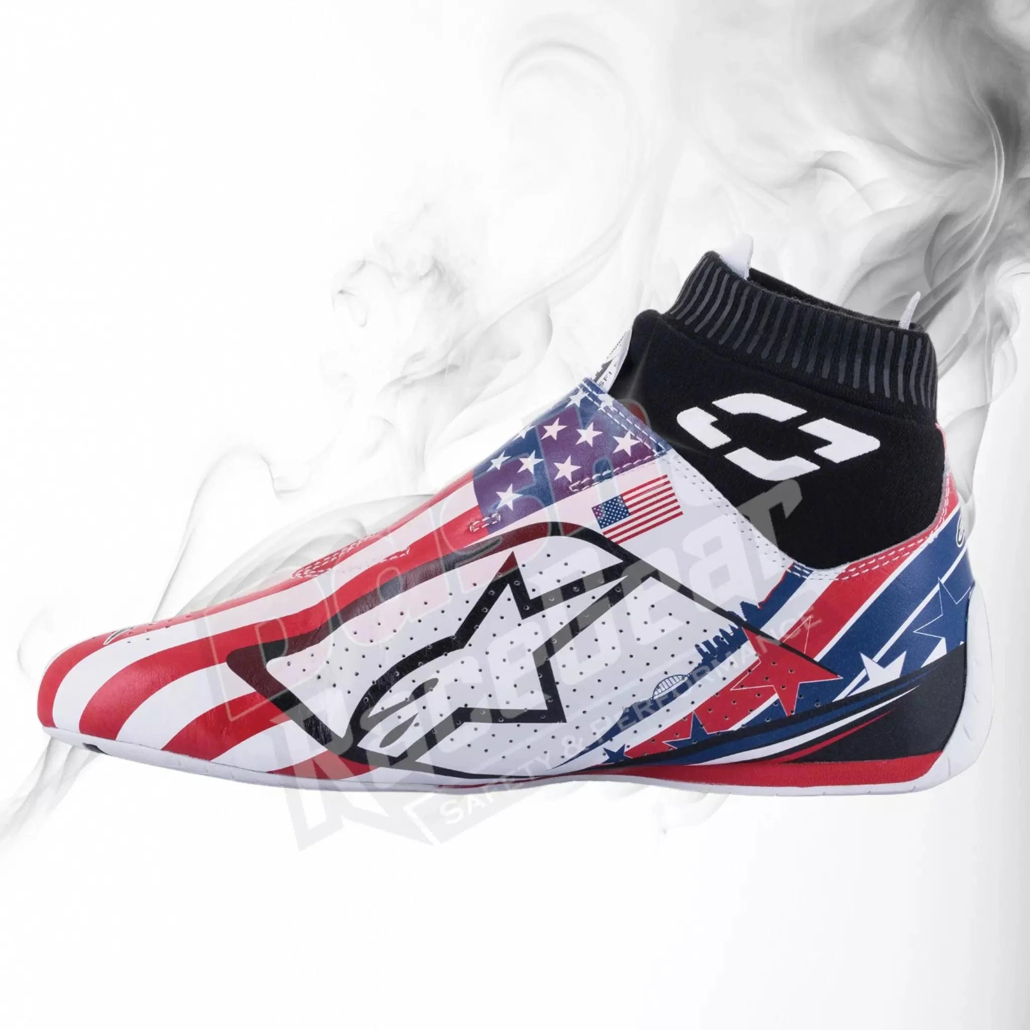 Special boots for Kevin Magnussen Haas F1 Team | United States GP | - Dash Racegear 