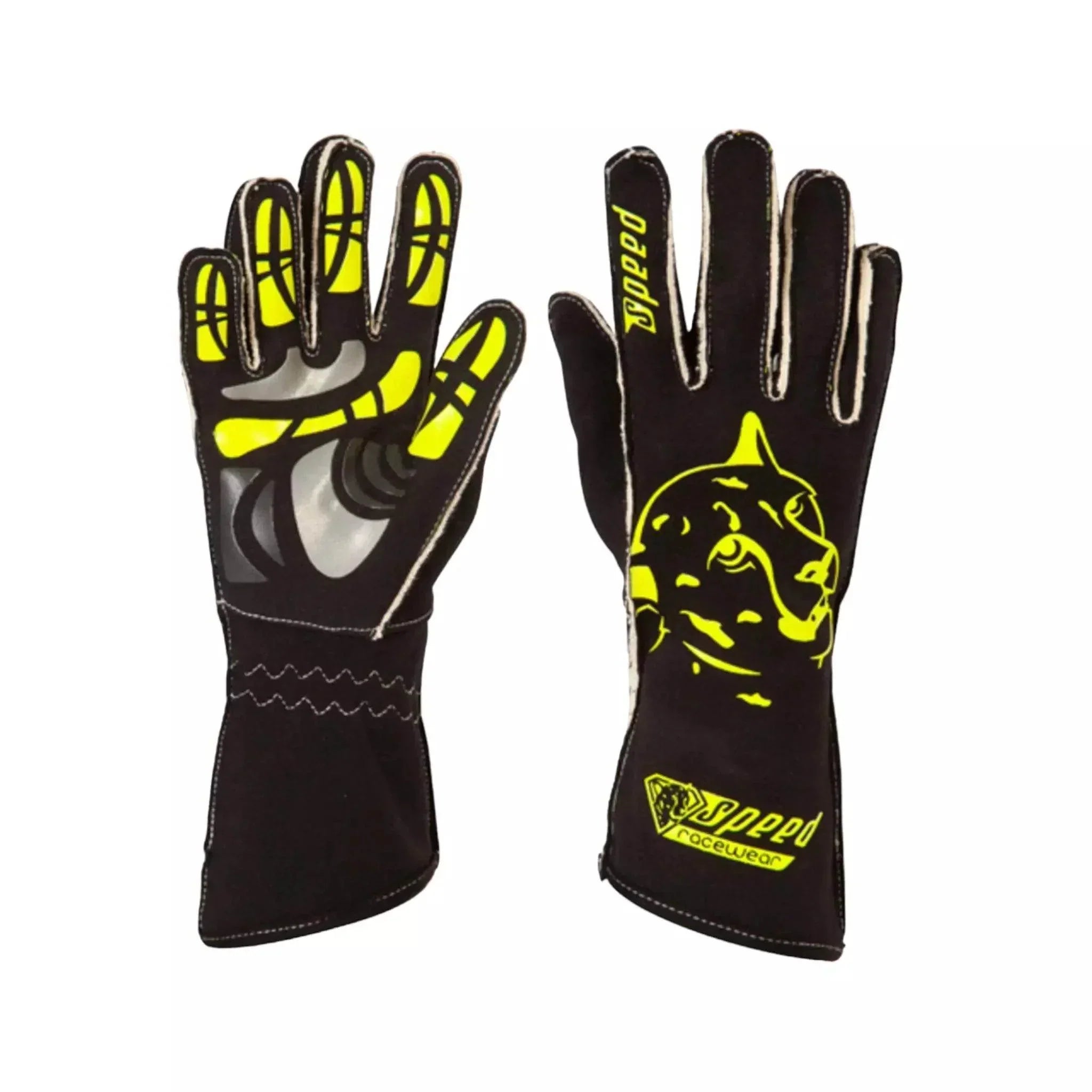 Speed gloves Melbourne G - 2 Black/Fluo - XX - Large