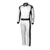 Sportsman Deluxe Specialty One Piece 2 Layer SFI 3.2A/5 Suit - White - Large / Euro 56