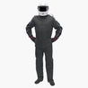 Sportsman Deluxe Two Piece 1 Layer SFI - 1 Suit - Black - 4X - Large / Euro 66 - Black