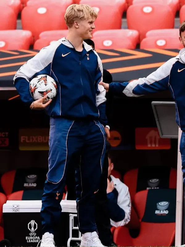 Spurs Nike Mens Navy Europa League Final Tracksuit Tracksuit unisex detail view 5 | Dash Racegear — Spurs 2025 Nike Europa League Final Training Tracksuit