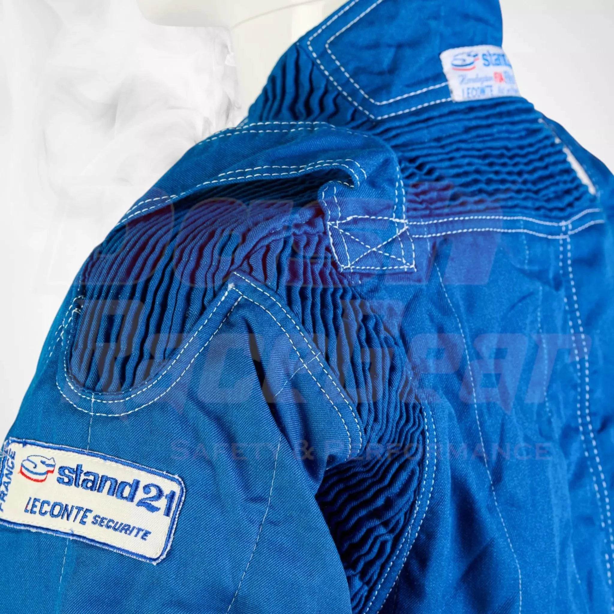 Stand 21 LeConte Blue NIGEL MANSELL’S Race Suit